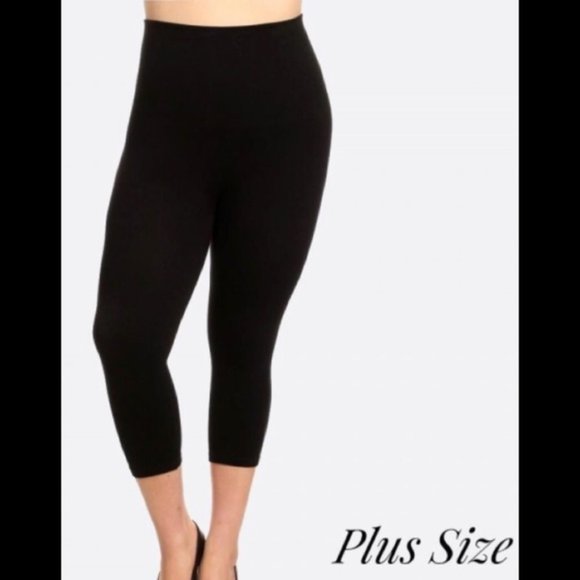 Unbranded Pants - Plus Size Black Compression Leggings OS